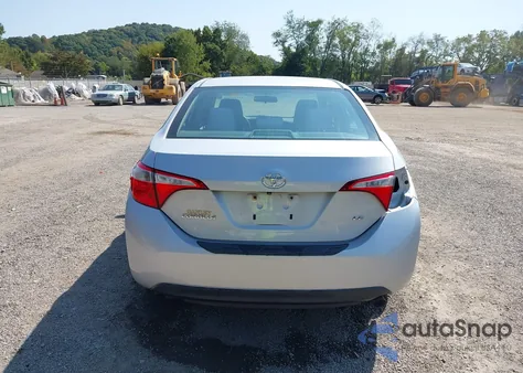 2014 Toyota Corolla Le z USA, uszkodzony, nr VIN 2T1BURHE1EC154151